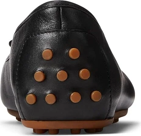 Lauren Ralph Lauren Jayna Driver Women's Flat Shoes Black : 6 B - Medium, Leather - Image 3