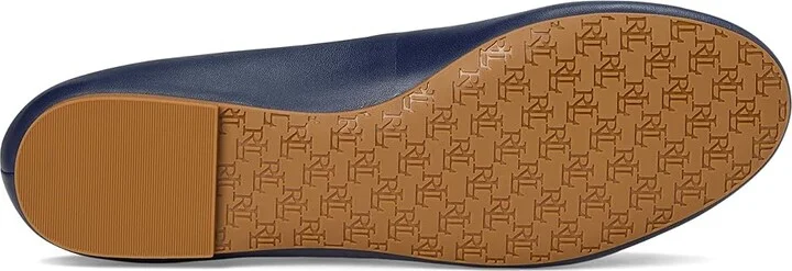 Lauren Ralph Lauren Jayna Nappa Leather Flat Women's Flat Shoes Refined Navy : 6.5 B - Medium, Leather/Nappa - Image 3