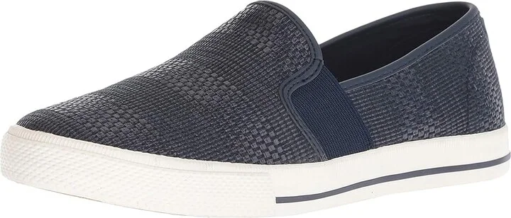 Lauren Ralph Lauren Jinny Sneaker Women's Shoes Navy : 10 B - Medium, Synthetic/Textile - Image 2