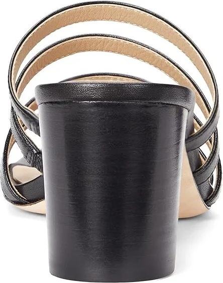 Lauren Ralph Lauren Kimmi Sandals Women's Sandals Black : 9 B - Medium, Leather - Image 3
