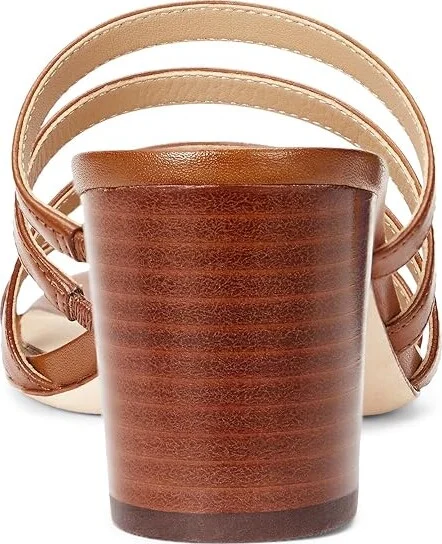 Lauren Ralph Lauren Kimmi Sandals Women's Sandals Deep Saddle Tan : 8 B - Medium, Leather - Image 3