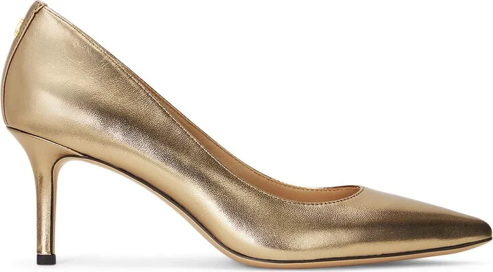 Lauren Ralph Lauren Lanette Metallic Nappa Leather Pump Woman Pumps - Image 3