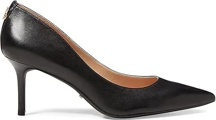 Lauren Ralph Lauren Lanette Pump Women's Shoes Black : 6.5 B - Medium, Leather/Suede - Image 4