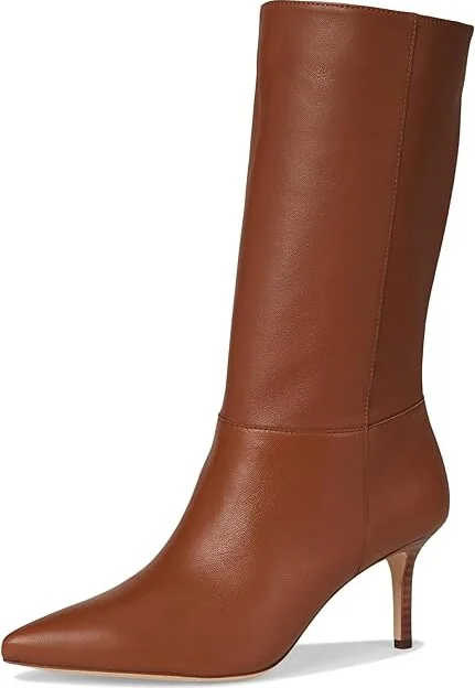 Lauren Ralph Lauren Leannah Nappa Leather Boots Women's Boots Lauren Tan : 6.5 B - Medium - Image 5