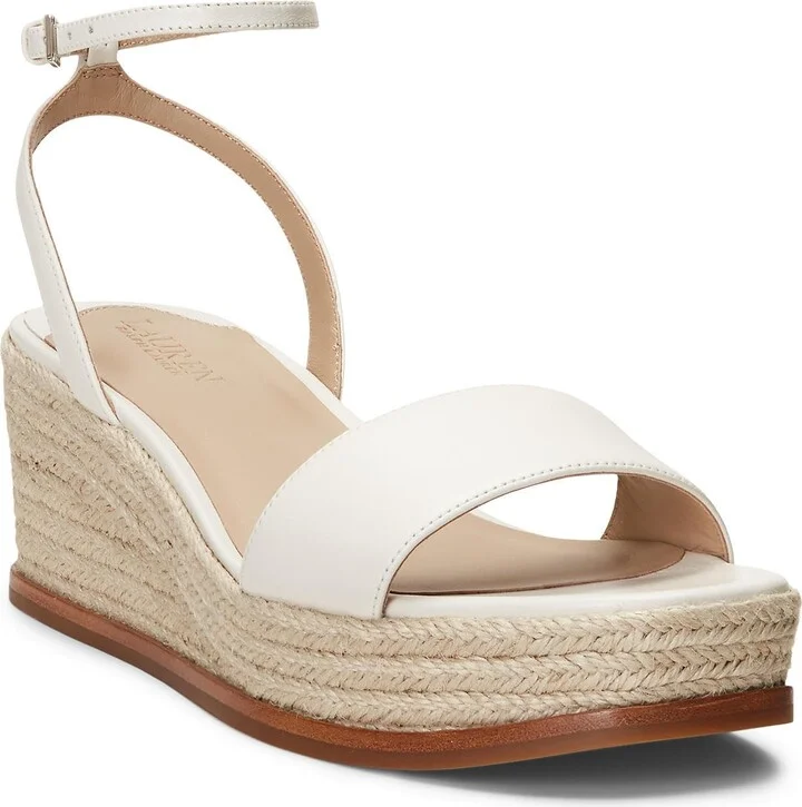 Lauren Ralph Lauren Leona Espadrille Soft White 7 B (M)