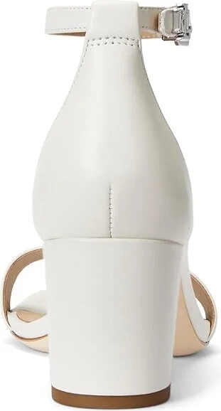 Lauren Ralph Lauren Logan Sandal Women's Sandals Soft White : 10 B - Medium, Leather - Image 3