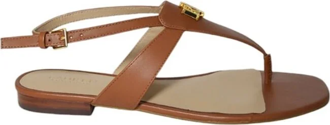 Lauren Ralph Lauren Logo Plaque Slingback Sandals