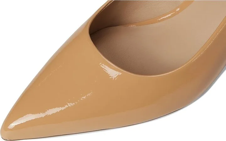 Lauren Ralph Lauren Lolah II Patent Leather Slingback Pumps High Women's Heels Buff : 8 B - Medium, Leather/Rubber - Image 7