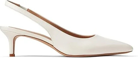 Lauren Ralph Lauren Lolah Pump High Women's Heels Soft White : 10 B - Medium, Leather - Image 4