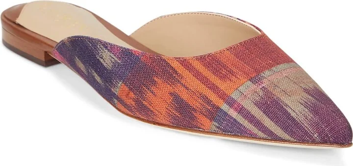 Lauren Ralph Lauren Londyn Mule Red Multi 6.5 B (M)