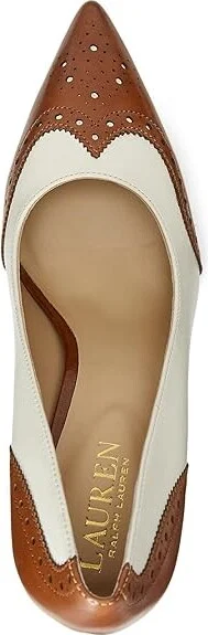Lauren Ralph Lauren Lynden Women's Shoes Deep Saddle Tan : 10 B - Medium, Leather - Image 2