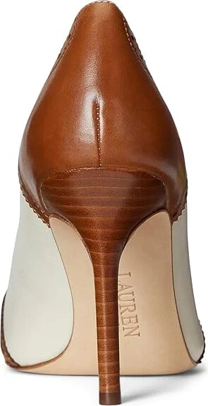 Lauren Ralph Lauren Lynden Women's Shoes Deep Saddle Tan : 10 B - Medium, Leather - Image 3