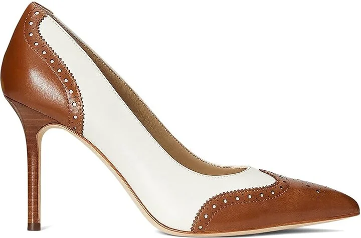 Lauren Ralph Lauren Lynden Women's Shoes Deep Saddle Tan : 10 B - Medium, Leather - Image 4
