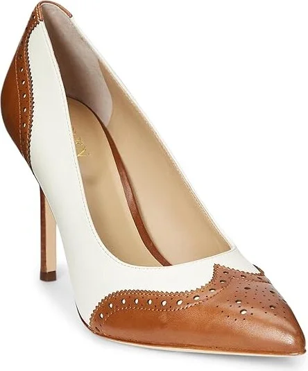 Lauren Ralph Lauren Lynden Women's Shoes Deep Saddle Tan : 10 B - Medium, Leather