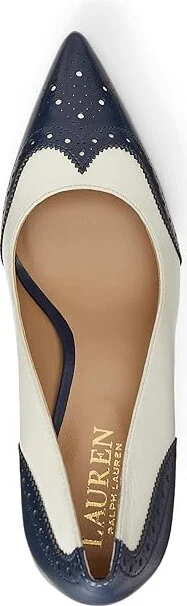 Lauren Ralph Lauren Lynden Women's Shoes French Navy : 11 B - Medium, Leather - Image 2