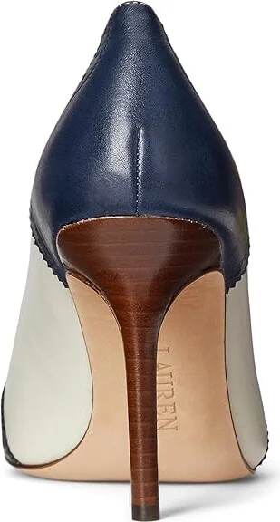 Lauren Ralph Lauren Lynden Women's Shoes French Navy : 11 B - Medium, Leather - Image 3