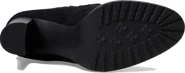 Lauren Ralph Lauren Mabel Women's Shoes Black/Black : 7.5 B - Medium, Suede - Image 3
