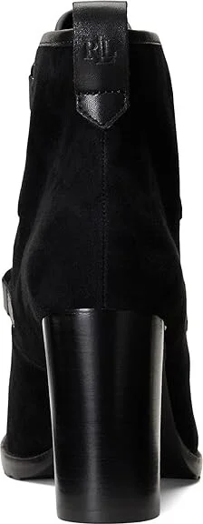 Lauren Ralph Lauren Mabel Women's Shoes Black/Black : 7.5 B - Medium, Suede - Image 4