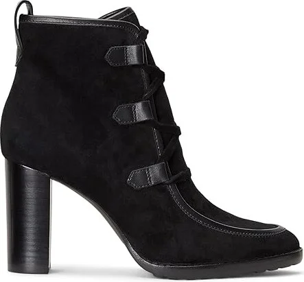 Lauren Ralph Lauren Mabel Women's Shoes Black/Black : 7.5 B - Medium, Suede - Image 6