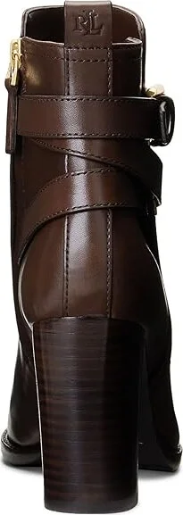 Lauren Ralph Lauren Madisyn Women's Shoes Chestnut Brown : 9.5 B - Medium, Leather - Image 3