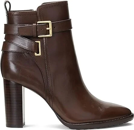 Lauren Ralph Lauren Madisyn Women's Shoes Chestnut Brown : 9.5 B - Medium, Leather - Image 4