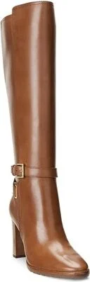 Lauren Ralph Lauren Manchester Burnished Leather Tall Boot Woman Boot - Image 2