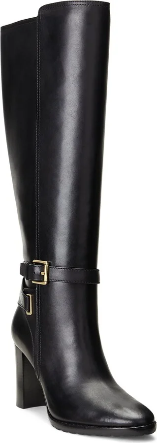 Lauren Ralph Lauren Manchester Burnished Leather Tall Boot Woman Boot - Image 7
