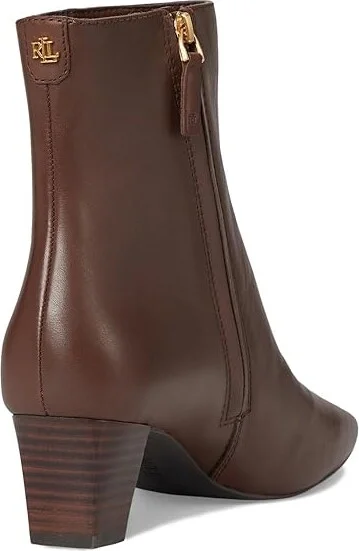 Lauren Ralph Lauren Willa Women's Shoes Dark Mahogany : 6 B - Medium, Leather - Image 4