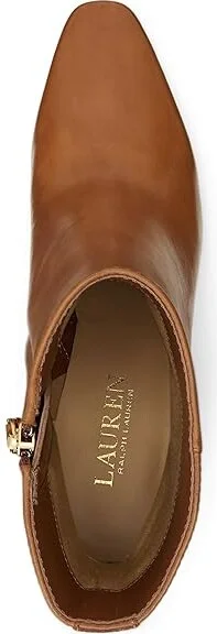 Lauren Ralph Lauren Willa Women's Shoes Deep Saddle Tan : 7 B - Medium, Leather - Image 2