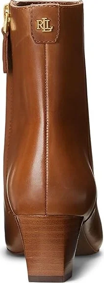 Lauren Ralph Lauren Willa Women's Shoes Deep Saddle Tan : 7 B - Medium, Leather - Image 3