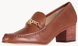 Lauren Ralph Lauren Winslet Burnished Leather Pump Woman Loafers - Image 5