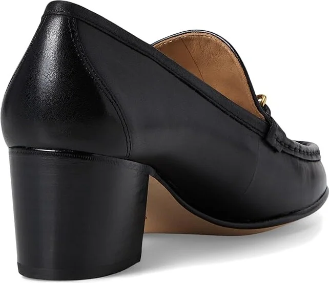Lauren Ralph Lauren Winslet Pumps High Women's Heels Black : 11 B - Medium, Leather - Image 4