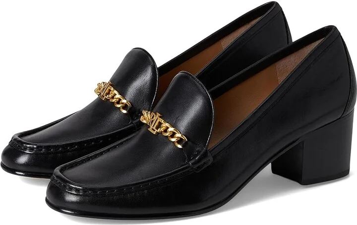 Lauren Ralph Lauren Winslet Pumps High Women's Heels Black : 11 B - Medium, Leather