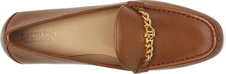 Lauren Ralph Lauren Winslet Pumps High Women's Heels Deep Saddle Tan : 7 B - Medium, Leather - Image 2