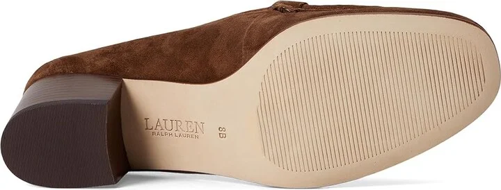 Lauren Ralph Lauren Winslet Pumps High Women's Heels Tobacco : 9 B - Medium, Leather - Image 3