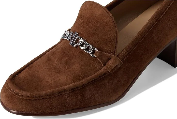 Lauren Ralph Lauren Winslet Pumps High Women's Heels Tobacco : 9 B - Medium, Leather - Image 7