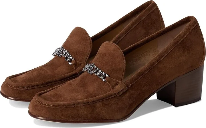 Lauren Ralph Lauren Winslet Pumps High Women's Heels Tobacco : 9 B - Medium, Leather