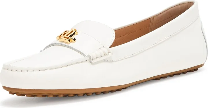 Lauren Ralph Lauren Women's Barnsbury Nappa Leather Driver Driving Style Loafer