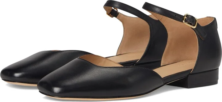 Lauren Ralph Lauren Women's Emellie Calfskin Mary Jane Black 11 Medium