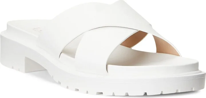 Lauren Ralph Lauren Women's Kelsie Nappa Leather & Suede Sandal