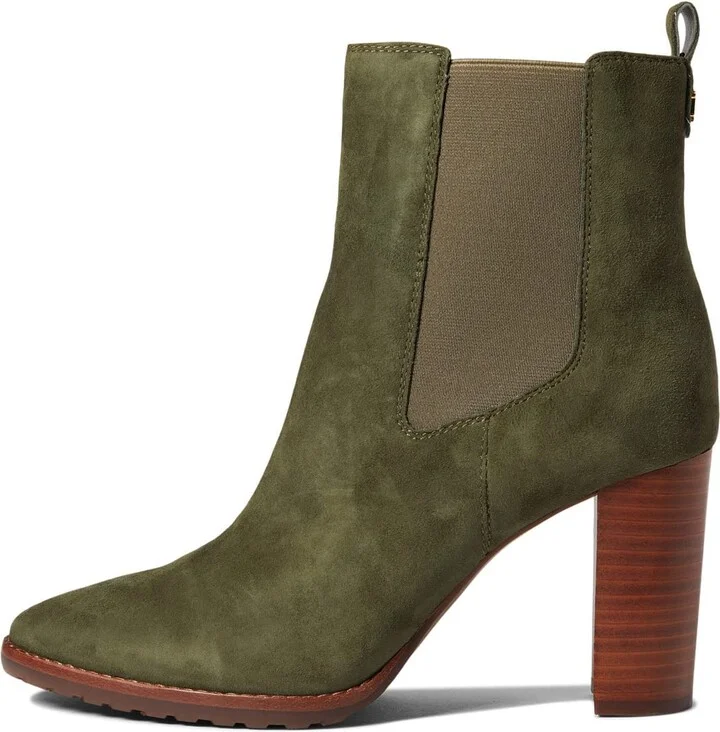 Lauren Ralph Lauren Women's Mylah Bootie Classic Olive 9.5 B - Medium