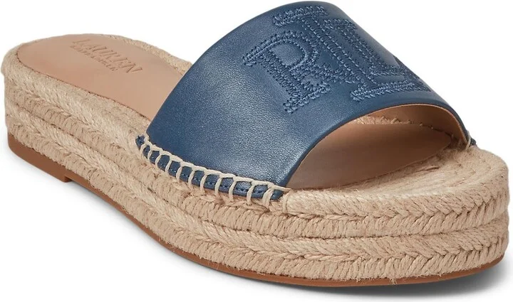 Lauren Ralph Lauren Women's Polly Espadrille Indigo Dusk/Indigo Dusk 6.5 Medium