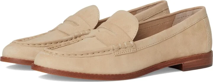 Lauren Ralph Lauren Women's Wynnie Suede Loafer Sand Dune 7.5 Medium
