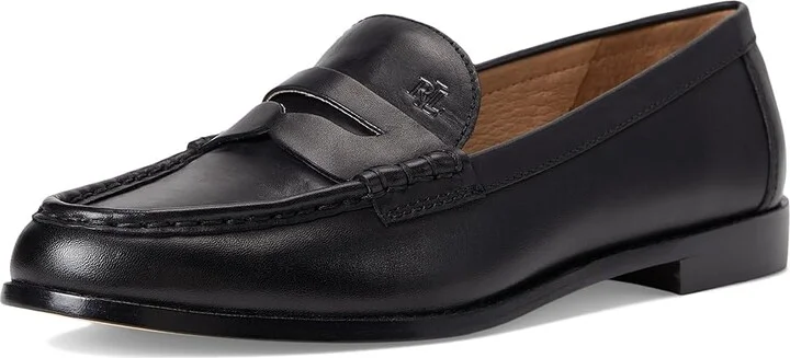 Lauren Ralph Lauren Wynnie Loafer Women's Shoes Black : 10 B - Medium, Leather - Image 5