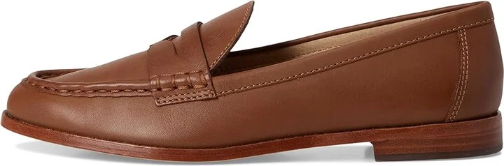 Lauren Ralph Lauren Wynnie Loafer Women's Shoes Deep Saddle Tan : 10 B - Medium, Leather - Image 6