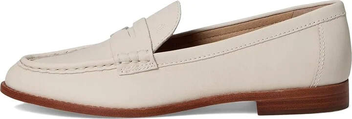 Lauren Ralph Lauren Wynnie Nappa Leather Loafers Women's Shoes Soft White : 5 B - Medium - Image 6