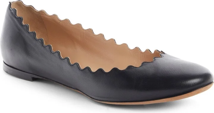 Lauren Scalloped Ballet Flat - Image 2