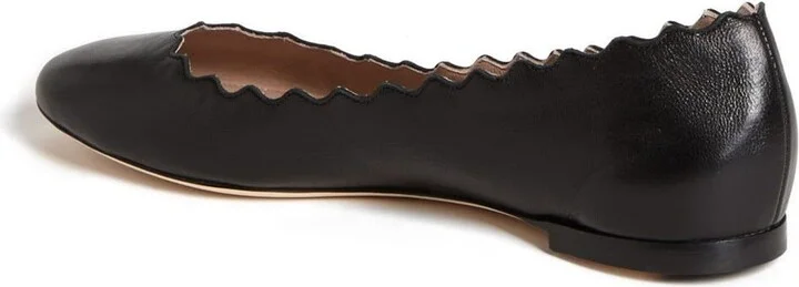 Lauren Scalloped Ballet Flat - Image 6