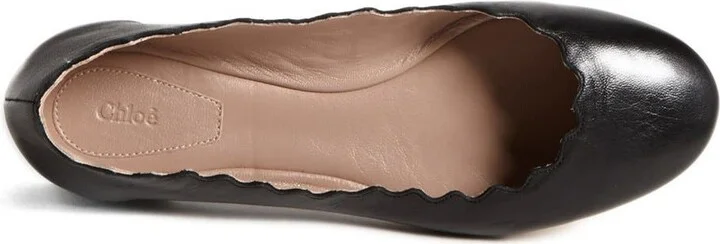 Lauren Scalloped Ballet Flat - Image 8