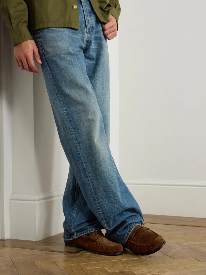 Laurent Suede Penny Loafers - Image 2